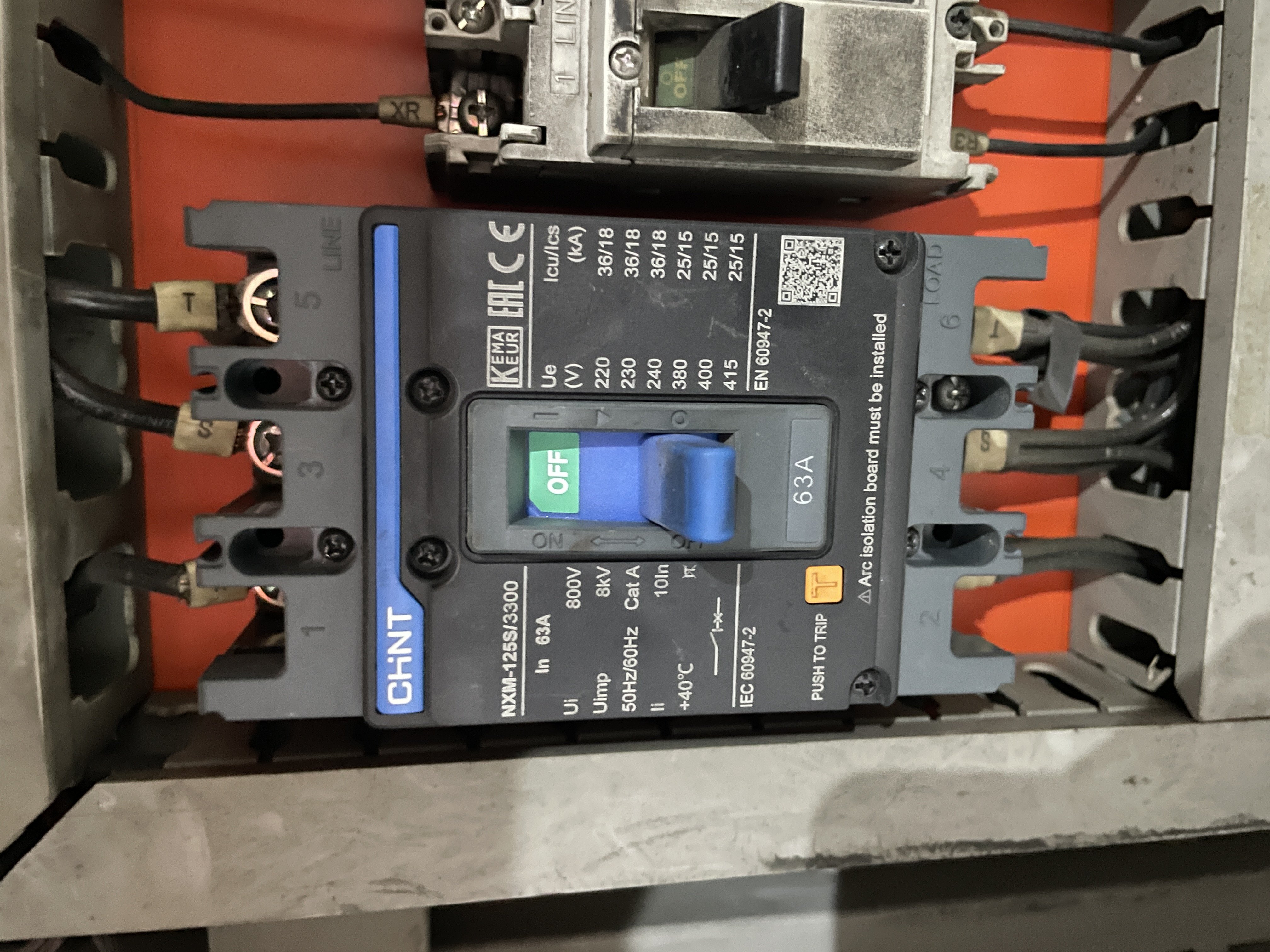 Final visual sweep of the panel before close-up.
